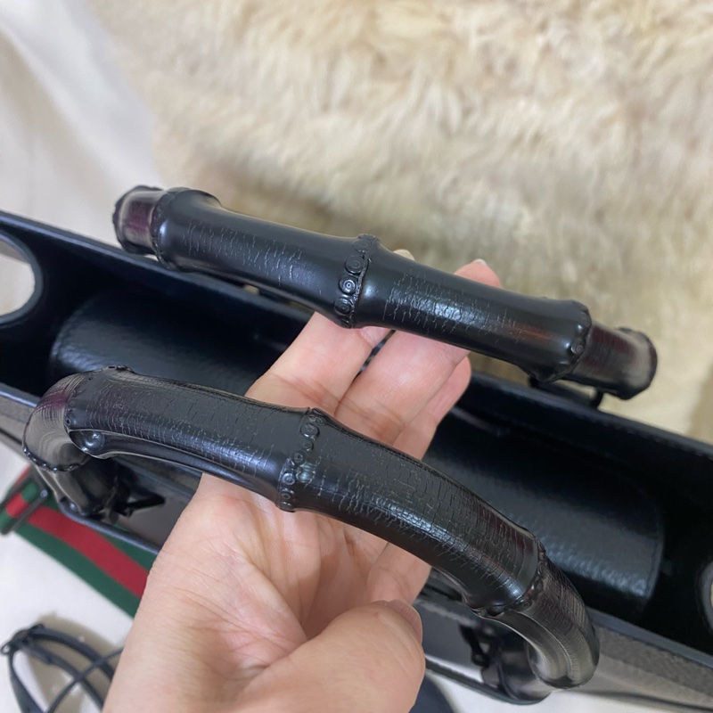 Gucci Diana 竹節手把托特包-35