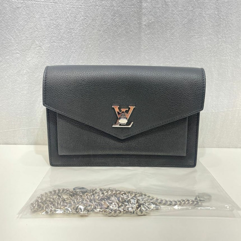 【包稅】LOUIS VUITTON Mylockme Pochette Chain 黑色斜背包