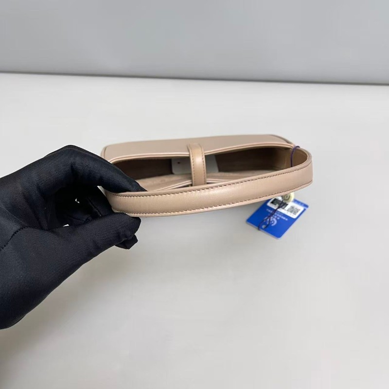 YSL LE 5 À 7系列奶茶色全皮小號包-3