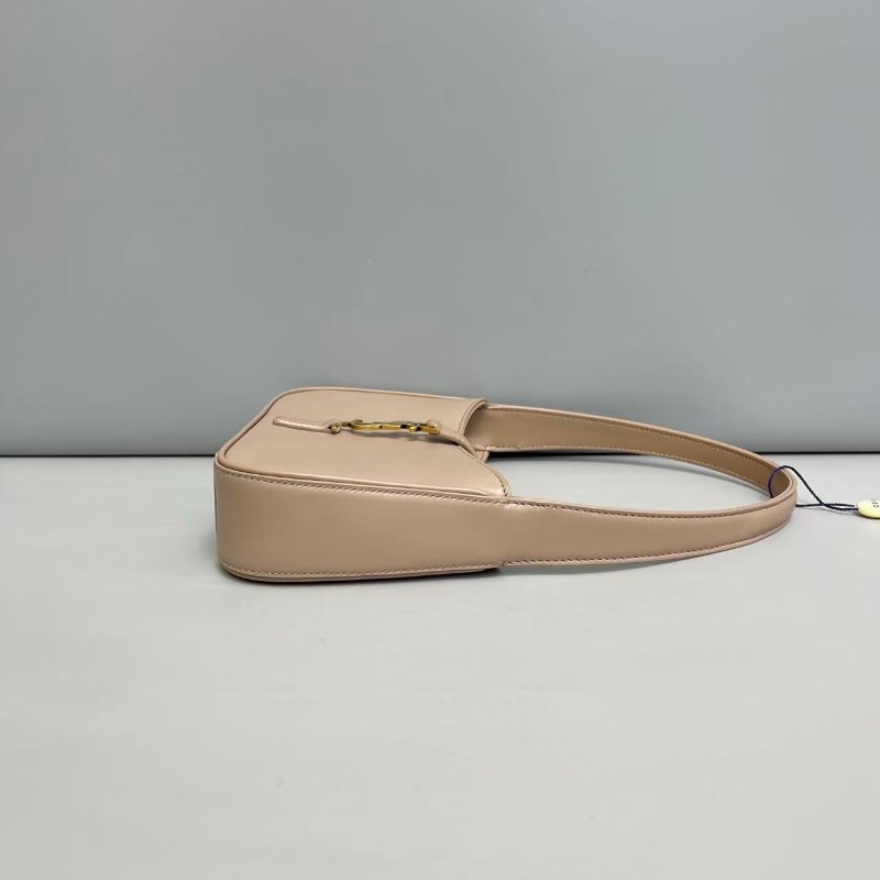 YSL LE 5 À 7系列奶茶色全皮小號包-4