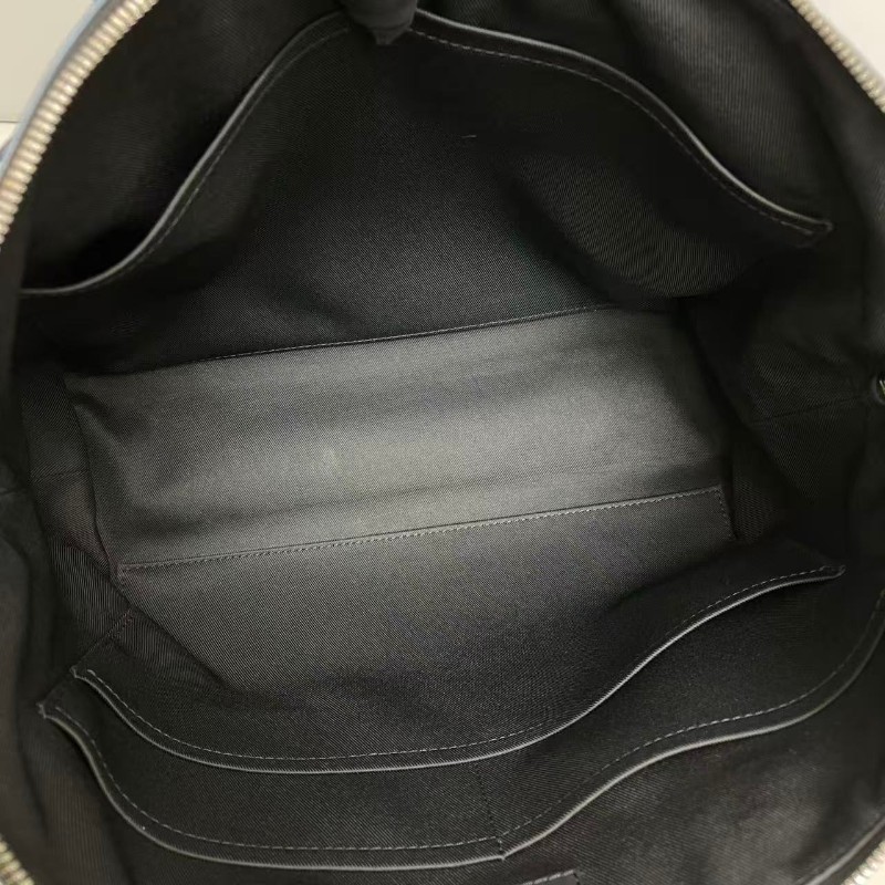 LV路易威登 藍黑全皮棋盤格電腦公事包-8