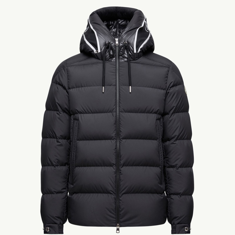 moncler 蒙田Cardere連帽短身羽絨外套 黑-3