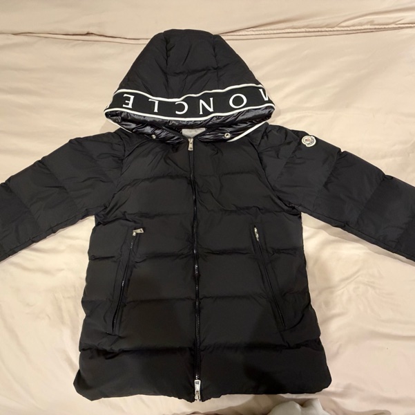 moncler 蒙田Cardere連帽短身羽絨外套 黑-5