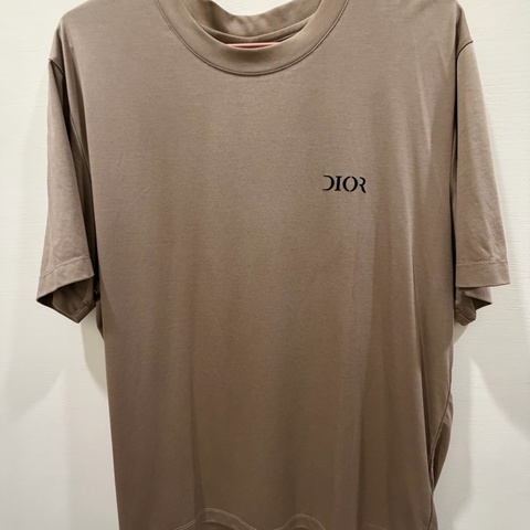 DIOR 寬鬆剪裁 T 恤男版 淺棕