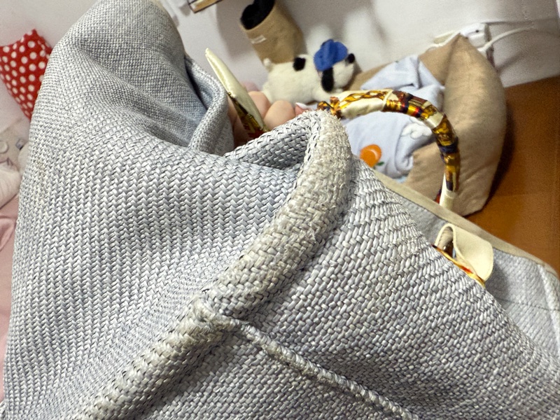 Chanel大號沙灘包（藍白）-8