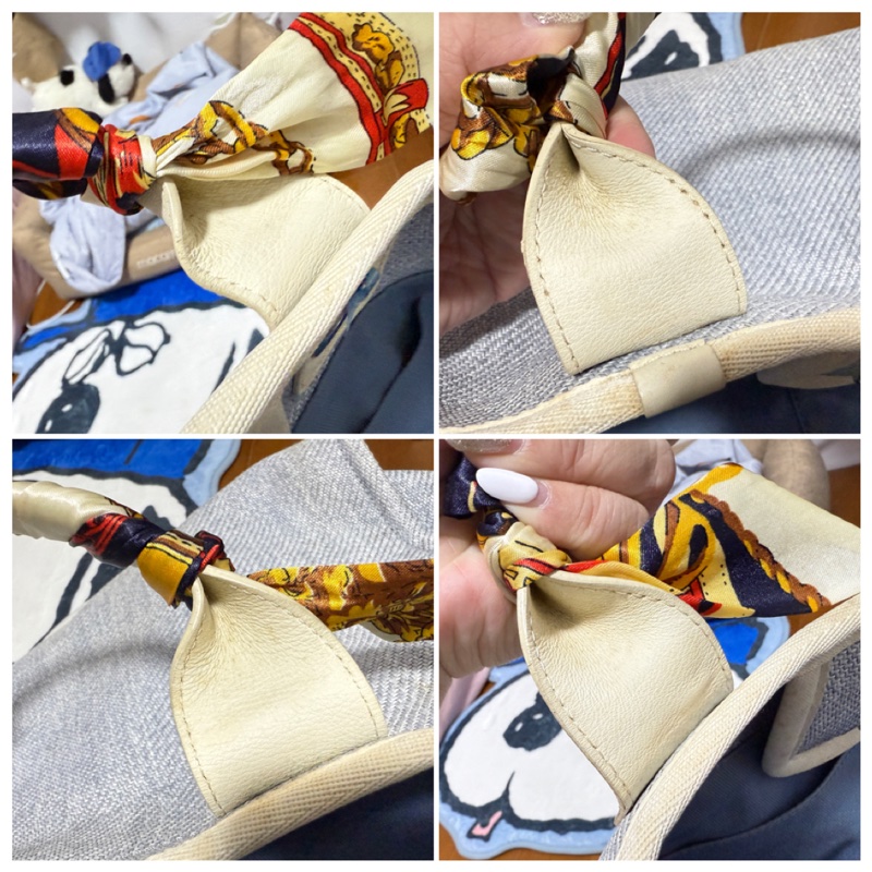 Chanel大號沙灘包（藍白）-21