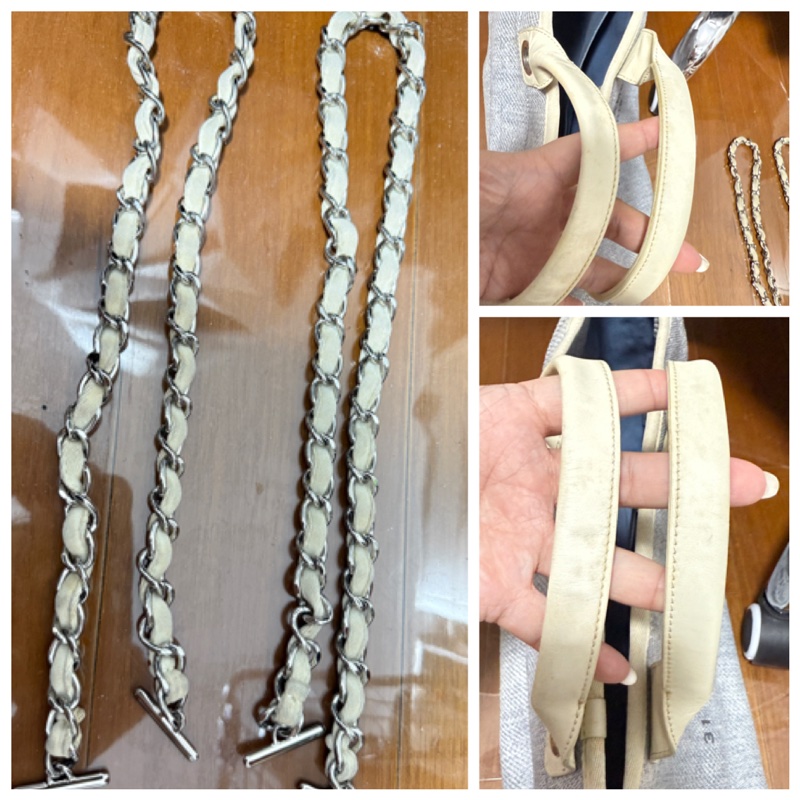 Chanel大號沙灘包（藍白）-22