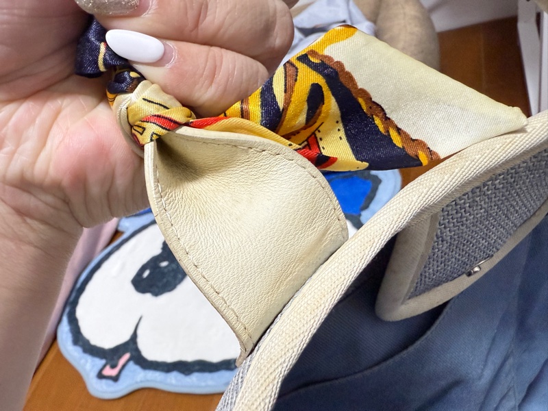 Chanel大號沙灘包（藍白）-26