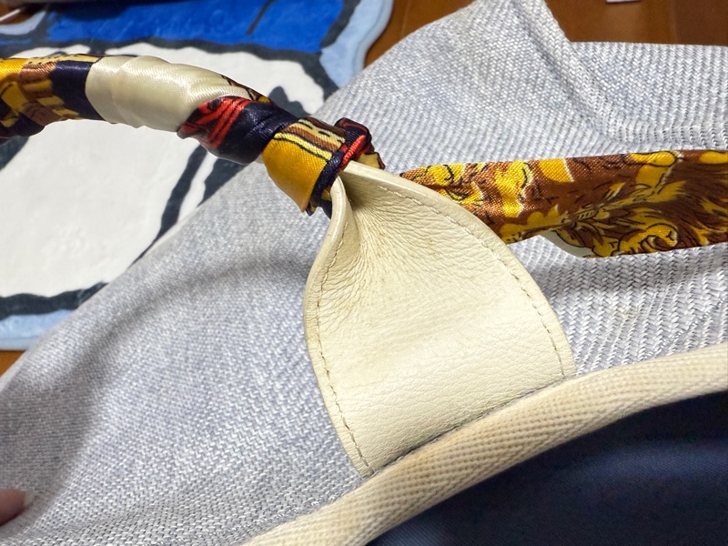 Chanel大號沙灘包（藍白）-27