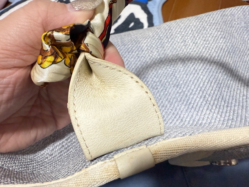 Chanel大號沙灘包（藍白）-28