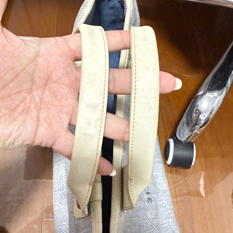 Chanel大號沙灘包（藍白）-29