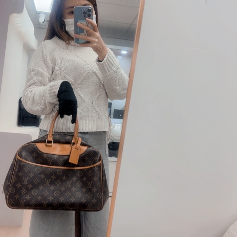 Lv deauville 老花手提包-15