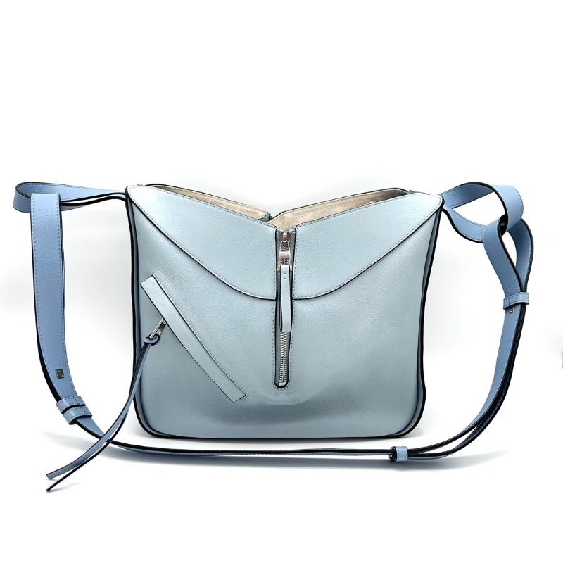 LOEWE Hammoc淺藍色吊床包26*24*14 98新配件塵袋-1