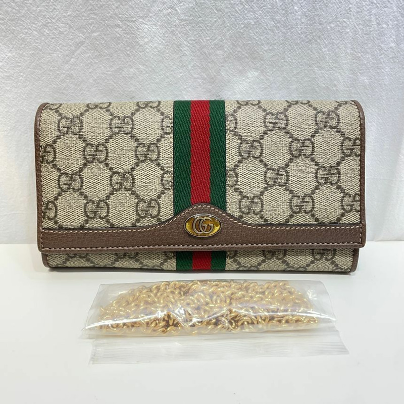 【包稅】GUCCI GG Ophidia 鏈條 WOC 斜背包 546592-0