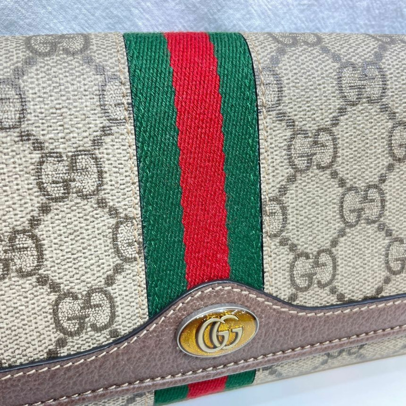【包稅】GUCCI GG Ophidia 鏈條 WOC 斜背包 546592-2