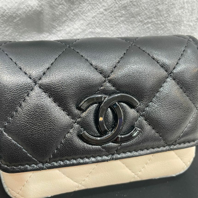 【包稅】CHANEL 迷你鏈條黑色腰包-2