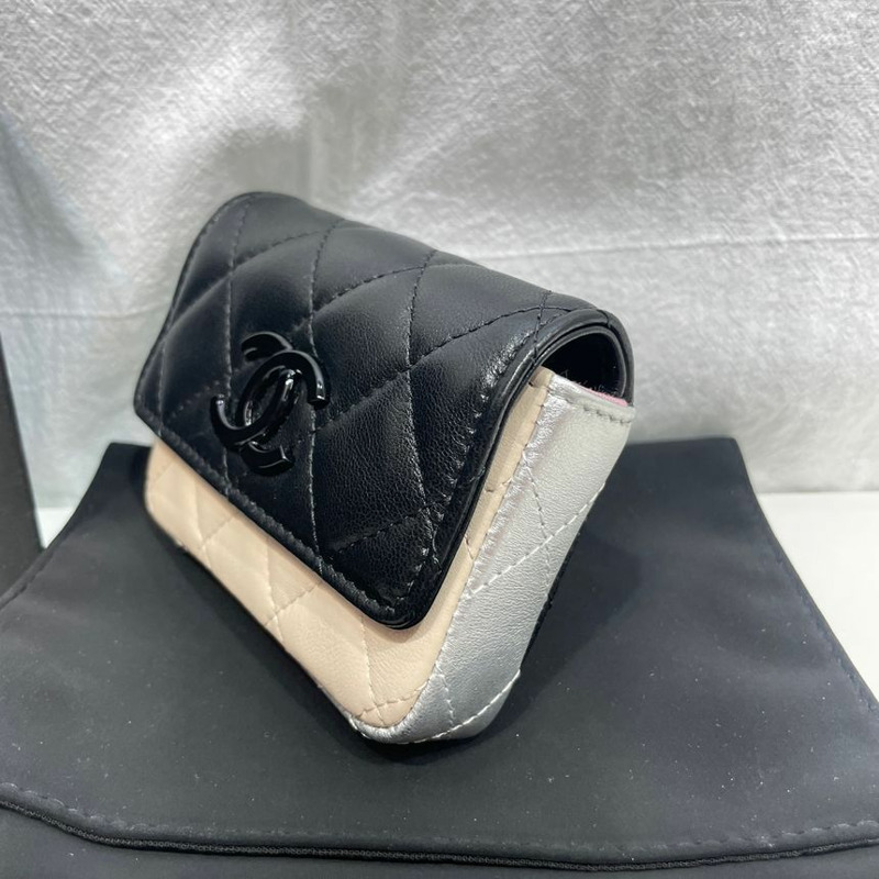 【包稅】CHANEL 迷你鏈條黑色腰包-3