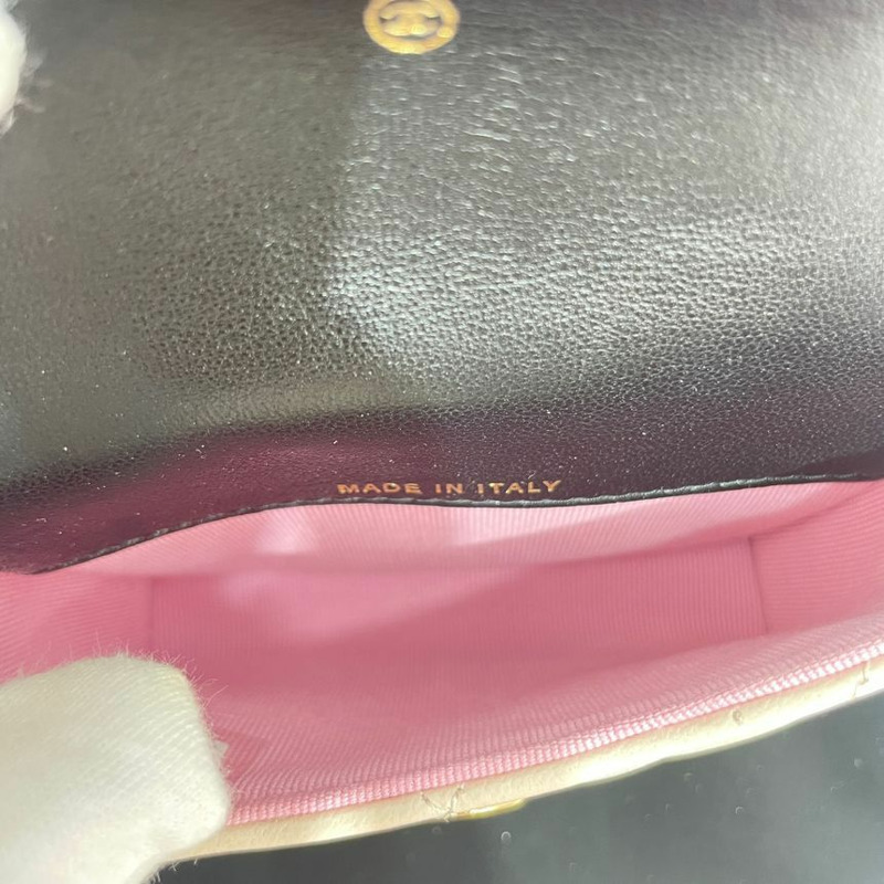 【包稅】CHANEL 迷你鏈條黑色腰包-4