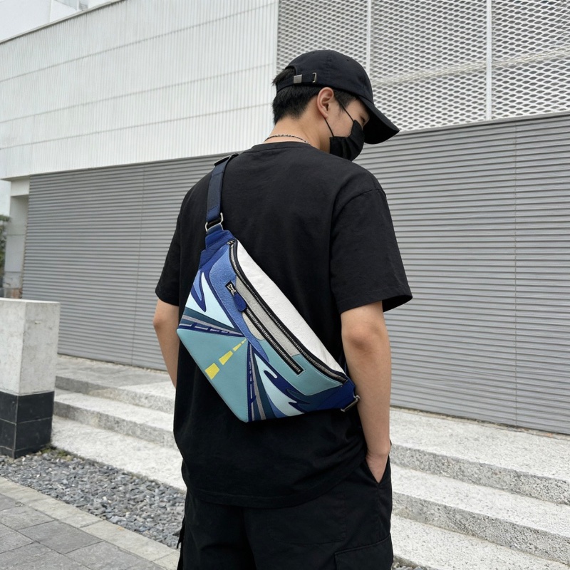 HERMES cityslide無盡之路腰包40*21*10 98新配件盒子塵袋-0