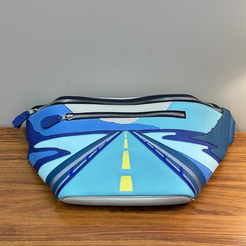 HERMES cityslide無盡之路腰包40*21*10 98新配件盒子塵袋-4