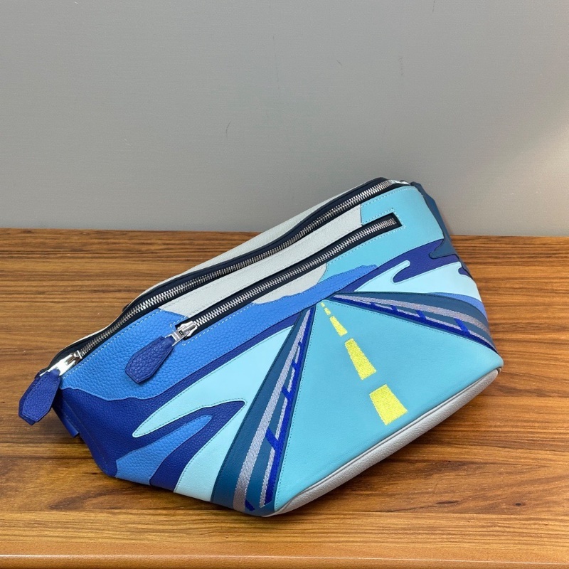 HERMES cityslide無盡之路腰包40*21*10 98新配件盒子塵袋-5