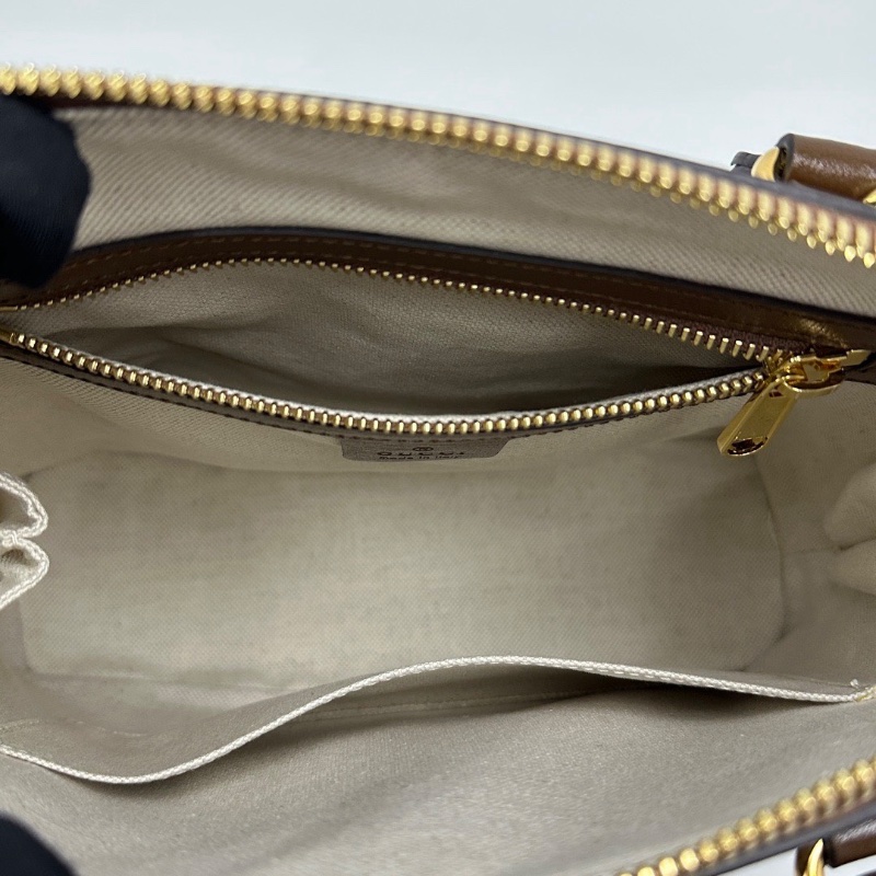 GUCCI 老花金扣1955貝殼手提肩背斜背包25*22*9 98新配件塵袋-2