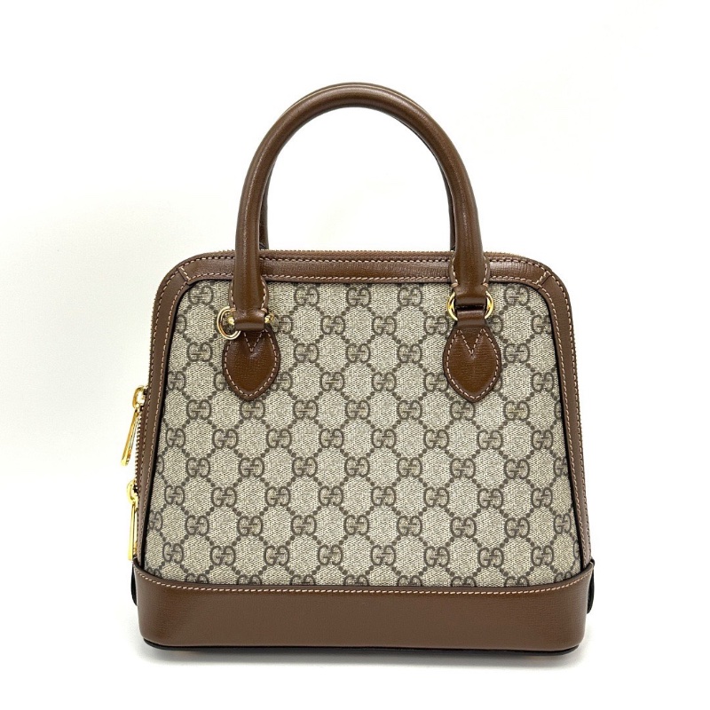 GUCCI 老花金扣1955貝殼手提肩背斜背包25*22*9 98新配件塵袋-6