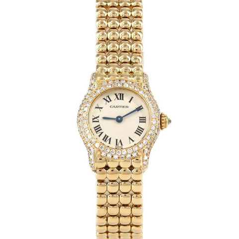 卡地亞 Victoria SM YG 3D WB4007P2 石英錶