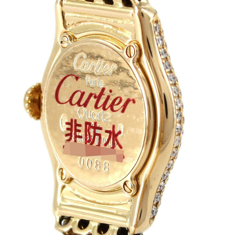 卡地亞 Victoria SM YG 3D WB4007P2 石英錶-6