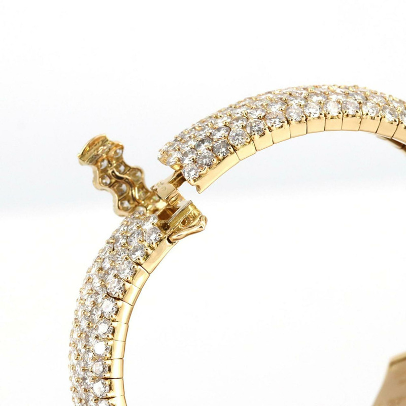 卡地亞黃金石英錶-6