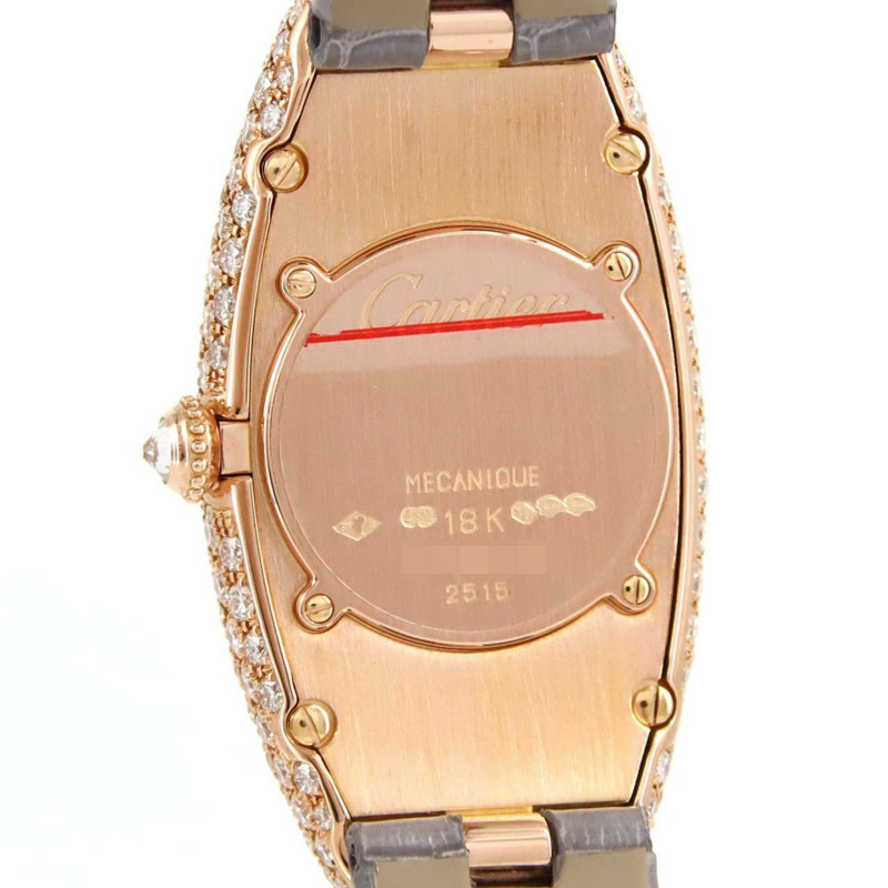 卡地亞 Baignoire Allonge PG 4D WB510831 PG/RG 腕錶，手動上鍊-5