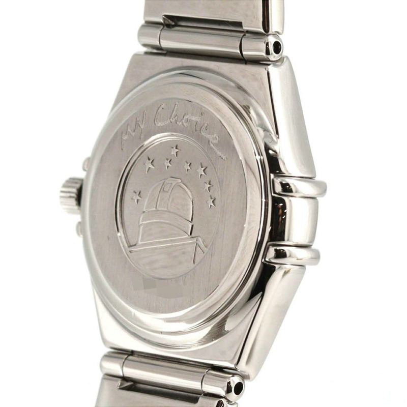 歐米茄星座系列迷你精選1561.51不鏽鋼石英錶-5