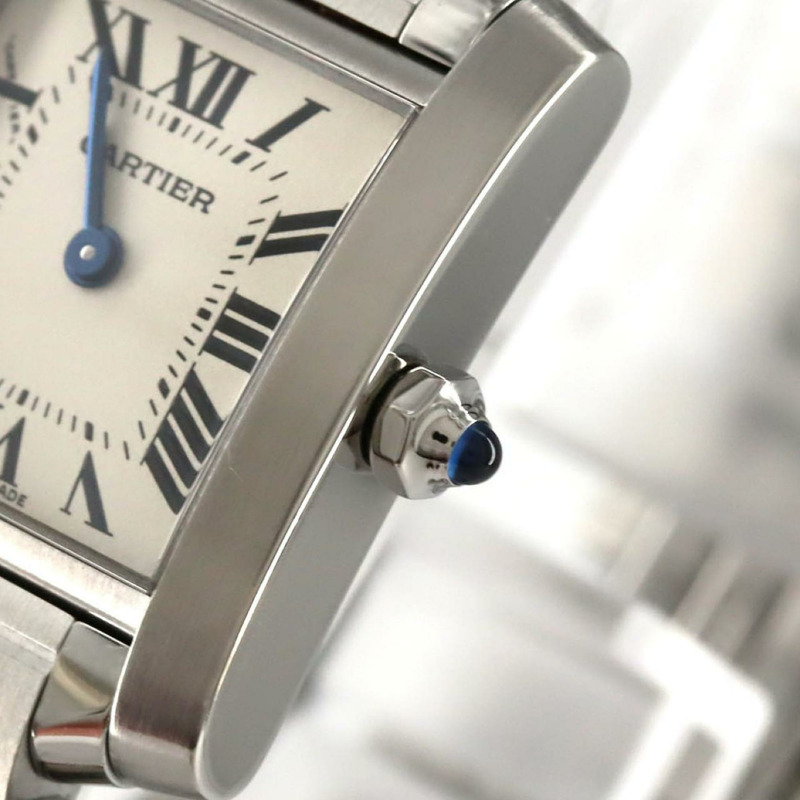 卡地亞 Tank Française SM W51008Q3 不鏽鋼石英錶-3