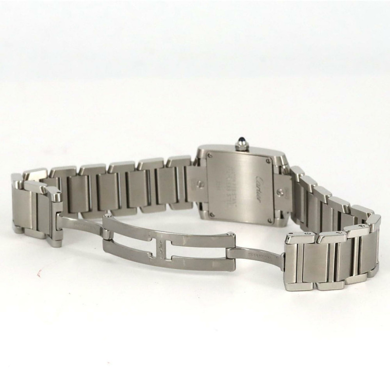 卡地亞 Tank Française SM W51008Q3 不鏽鋼石英錶-7