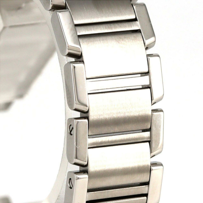 卡地亞 Tank Française SM W51008Q3 不鏽鋼石英錶-4