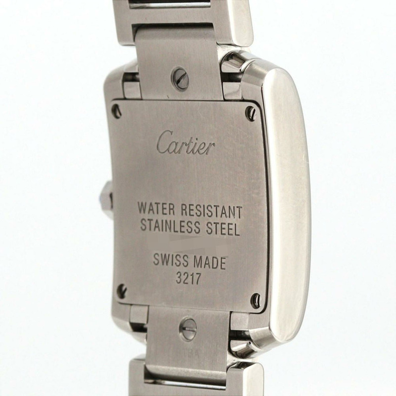 卡地亞 Tank Française SM W51008Q3 不鏽鋼石英錶-5