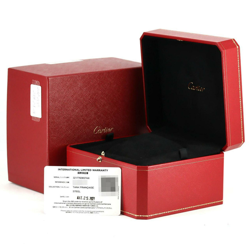 卡地亞 Tank Française SM W51008Q3 不鏽鋼石英錶-7