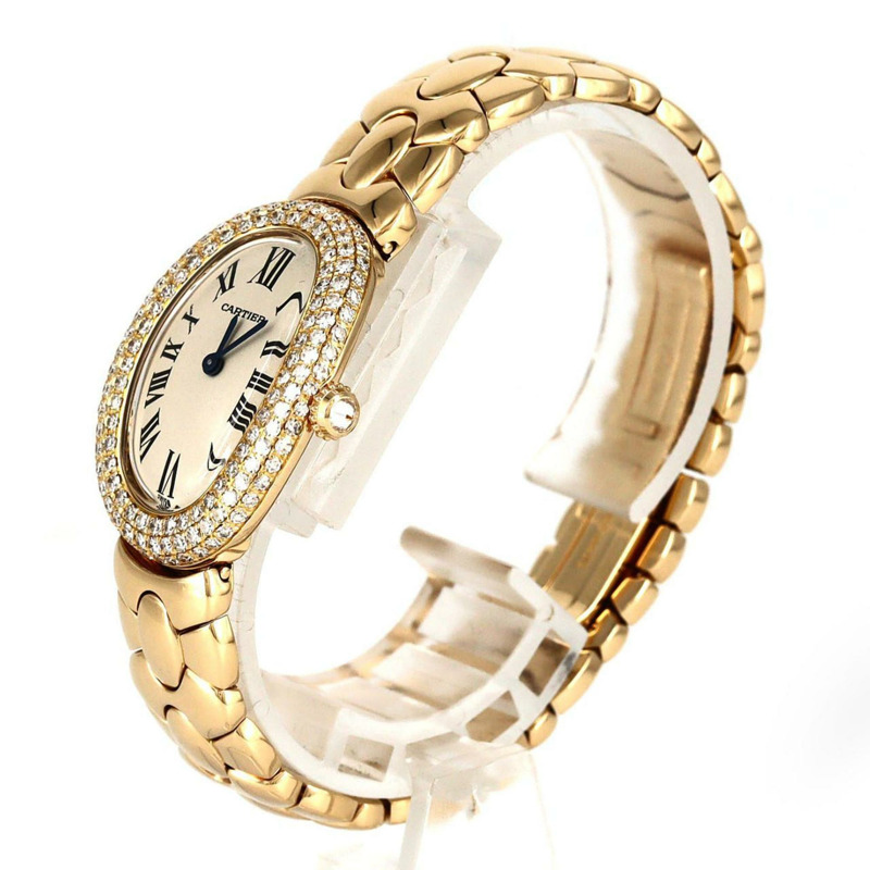 卡地亞 Baignoire YG 3D WB5004G6 石英錶-1