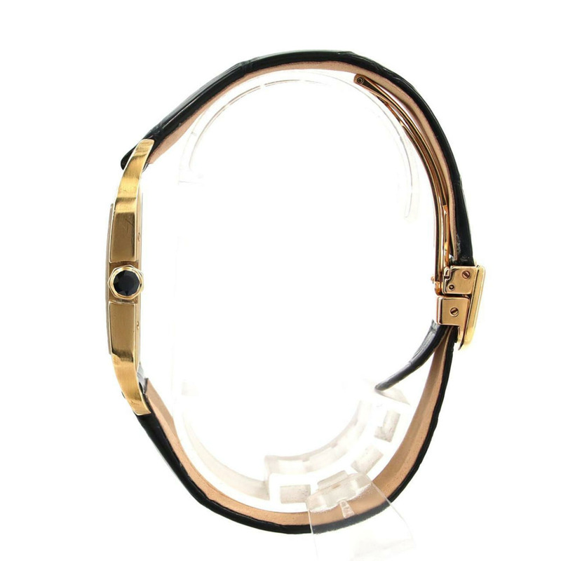 卡地亞 Santos-Dumont LM YG W2008751 手動上鍊腕錶-3