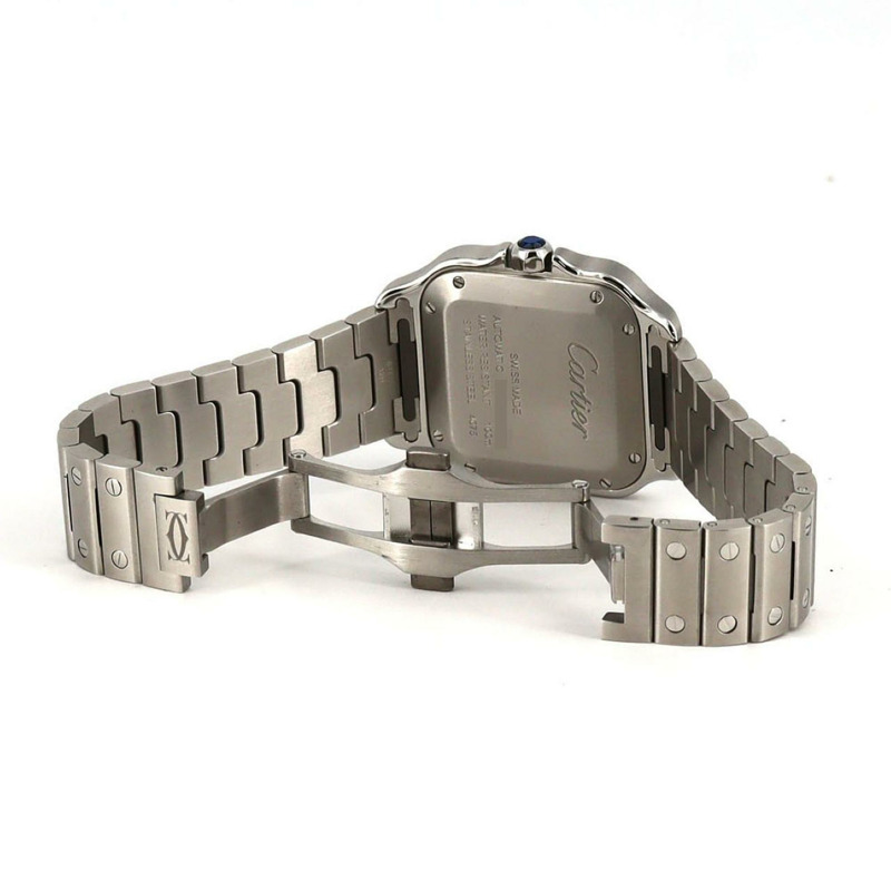 卡地亞 Santos de MM 2D W4SA0006 不鏽鋼自動腕錶-6