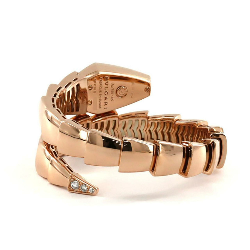 寶格麗 Serpenti PG D Index SPP26G SPP26BGD1GD.1T PG/RG 石英錶-4