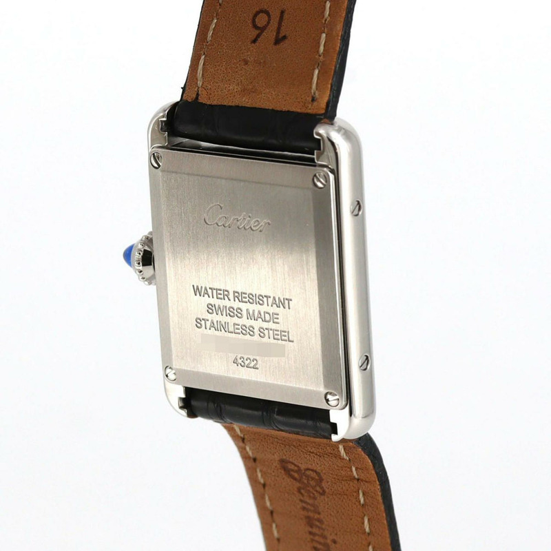 卡地亞 Tank Must SM WSTA0071 不鏽鋼石英錶-5