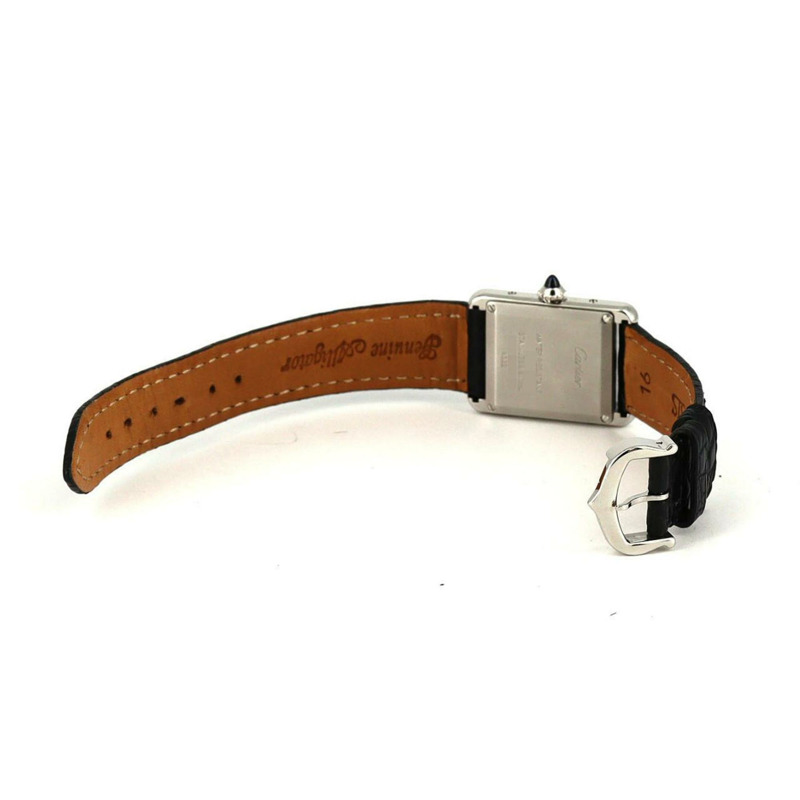 卡地亞 Tank Must SM WSTA0071 不鏽鋼石英錶-6