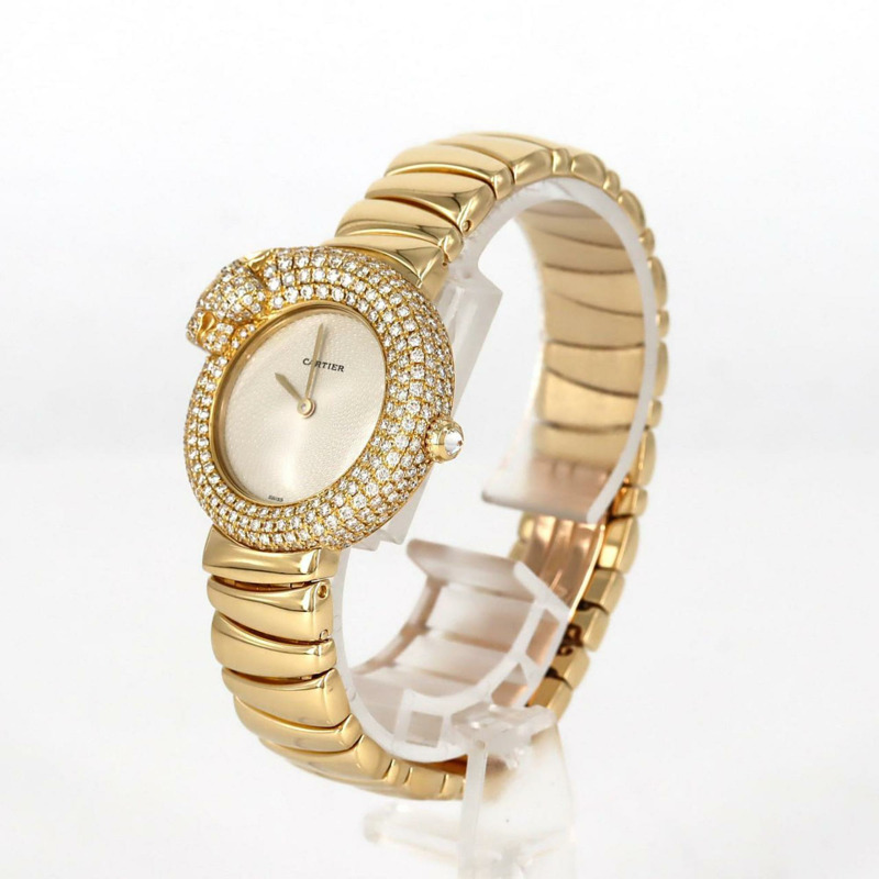 卡地亞 Panthère 1925 YG 5D WF3175R4 石英錶-1