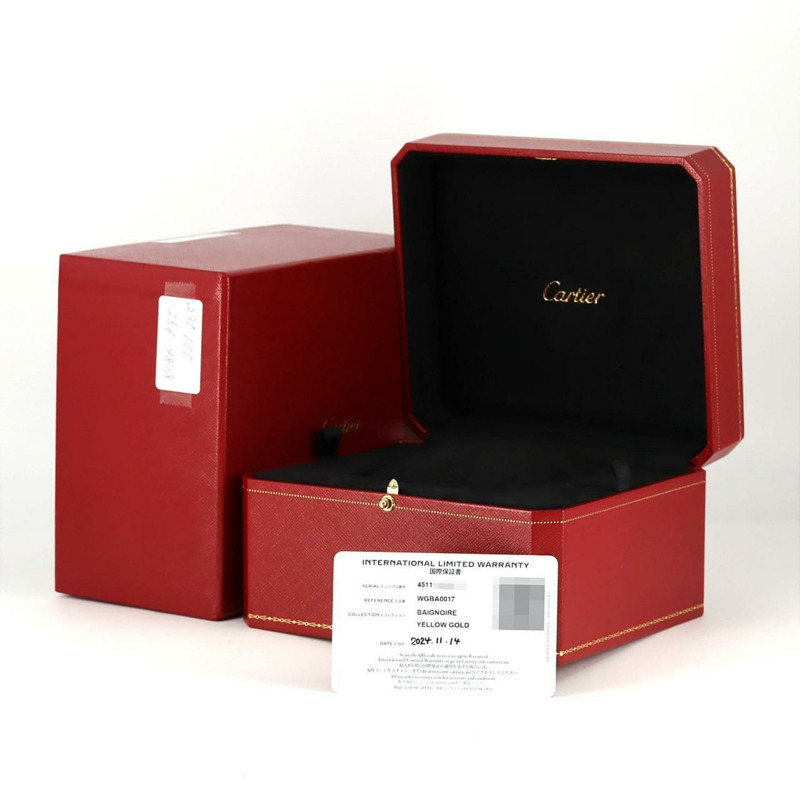 卡地亞 Baignoire Mini YG WGBA0017 石英錶-6