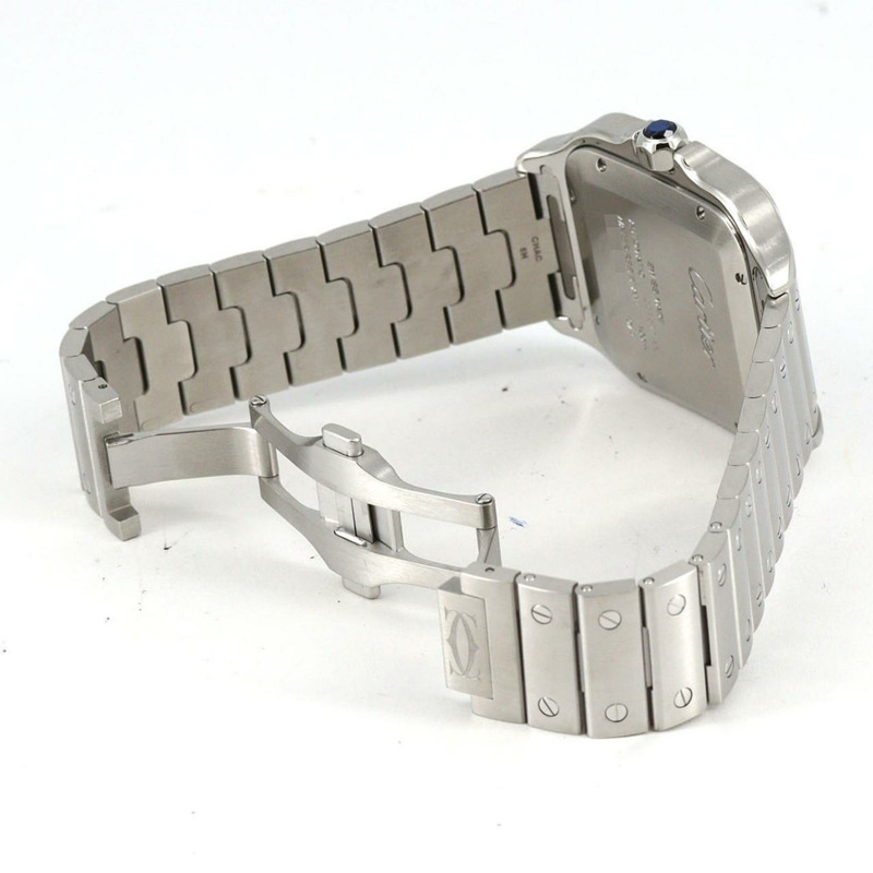 卡地亞 Santos de LM WSSA0030 不鏽鋼自動腕錶-5