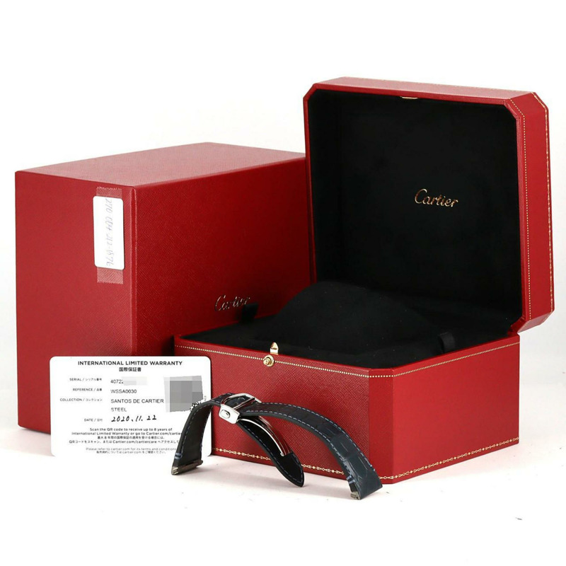 卡地亞 Santos de LM WSSA0030 不鏽鋼自動腕錶-7