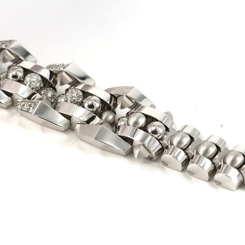 卡地亞 Crush Unlimited 白金腕錶，配手鍊 D WJMB0002 石英錶-2