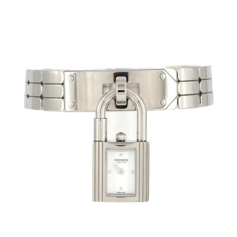 愛馬仕 Kelly KE4.110 不鏽鋼石英錶-0