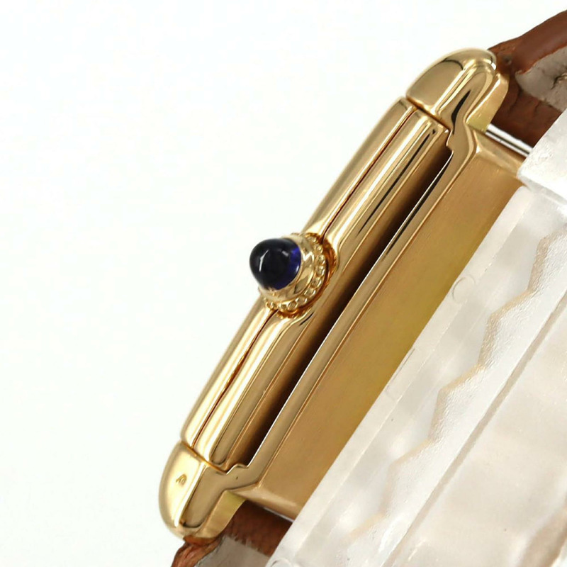 卡地亞 Tank Reverso LM YG 手動上鍊腕錶-3